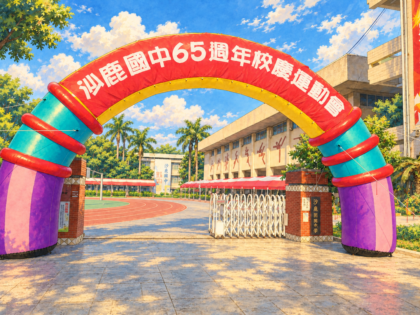 沙鹿國中65週年校慶運動會