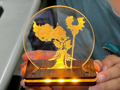 科技中心_龍山國小光雕小檯燈